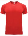 Heren Sportshirt Bahrain Roly CA0407 Rood